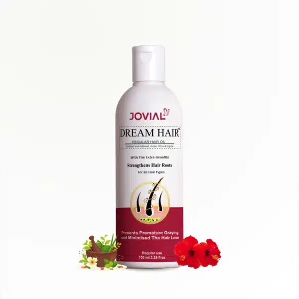 jovial care dream hair regular hair oil with red bottle 100ml