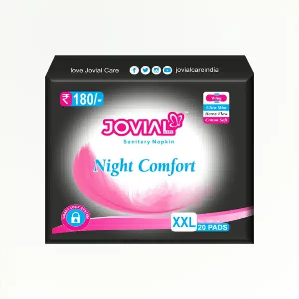 jovial care night comfort sanitary pads xxl 20 pads