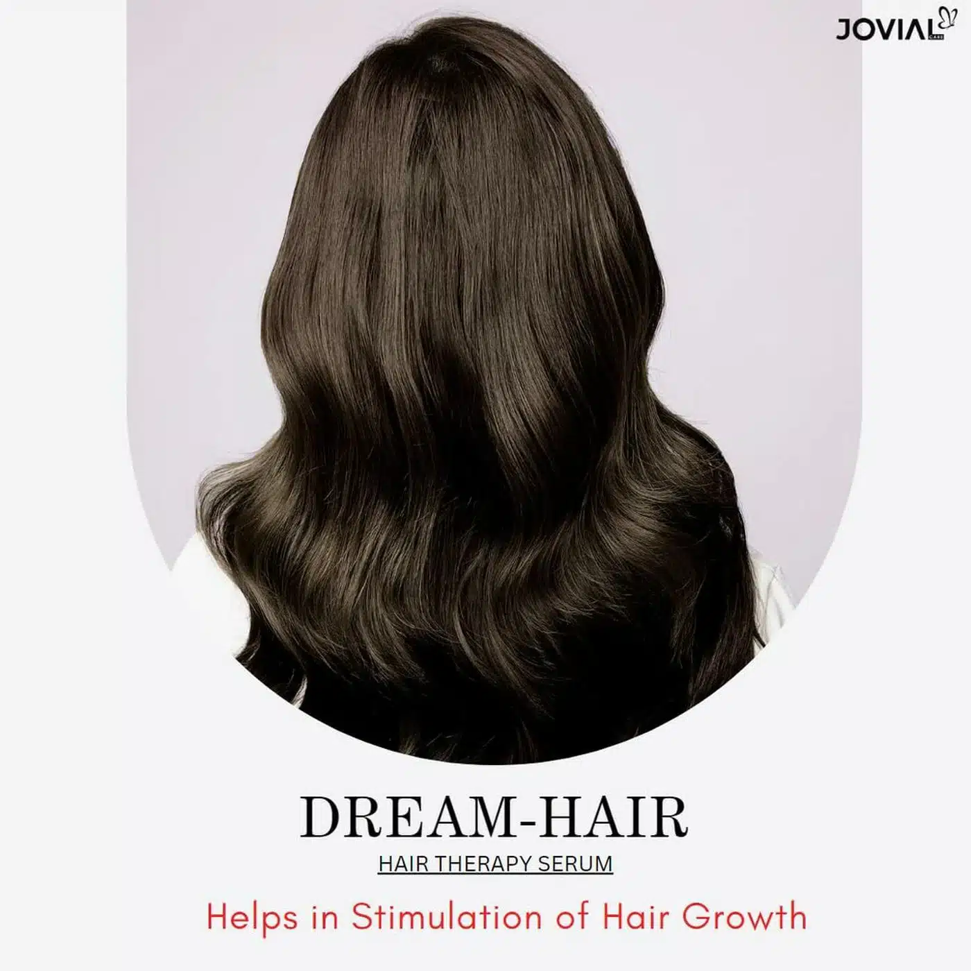 Jovial Care Dream Hair Growth Oil. Packed with almond, castor, and natural herbs, it prevents hair fall and promotes growth. oil for long hair 