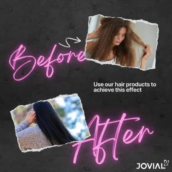 jovial care dream hair regular hair oil with before and after result