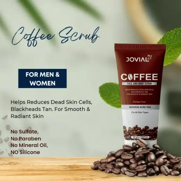 Jovial Care Coffee Scrub for Face and Body