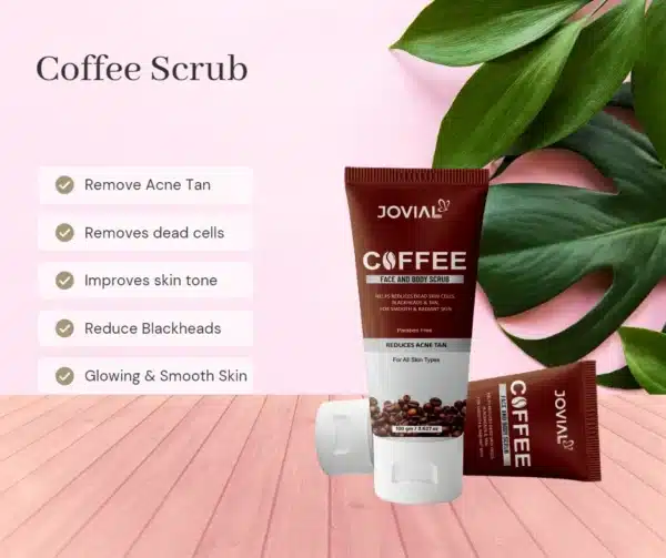 Jovial Care Coffee Scrub for Face and Body