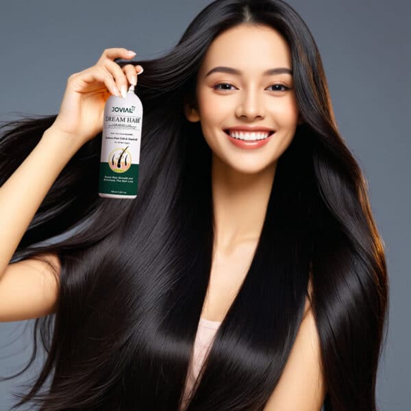 jovial care dream hair growth oil with natural ingredients.