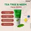 jovial care tea tree and neem facewash