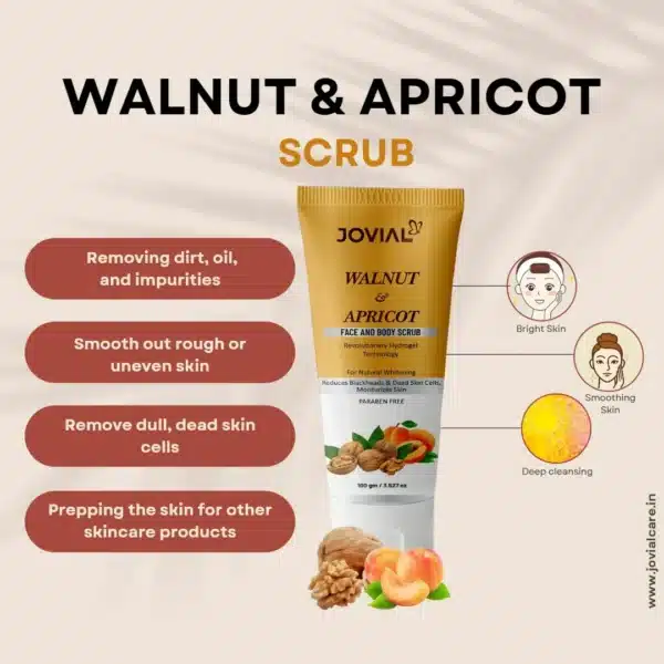 Jovial Care Walnut and Apricot Scrub