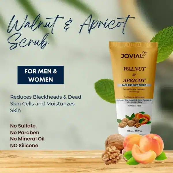 Jovial Care Walnut and Apricot Scrub