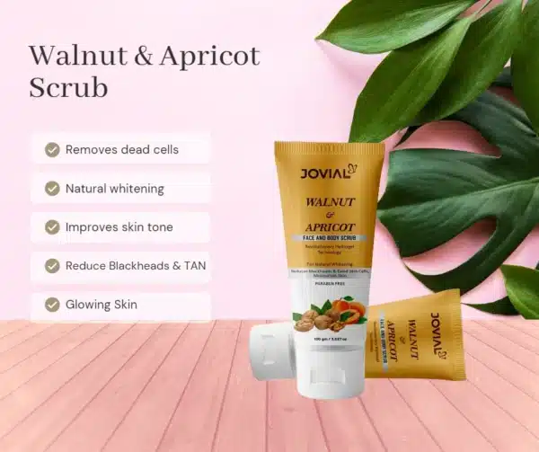 Jovial Care Walnut and Apricot Scrub